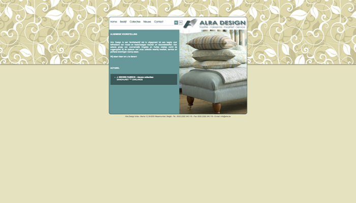 Alra Design bvba: Website
